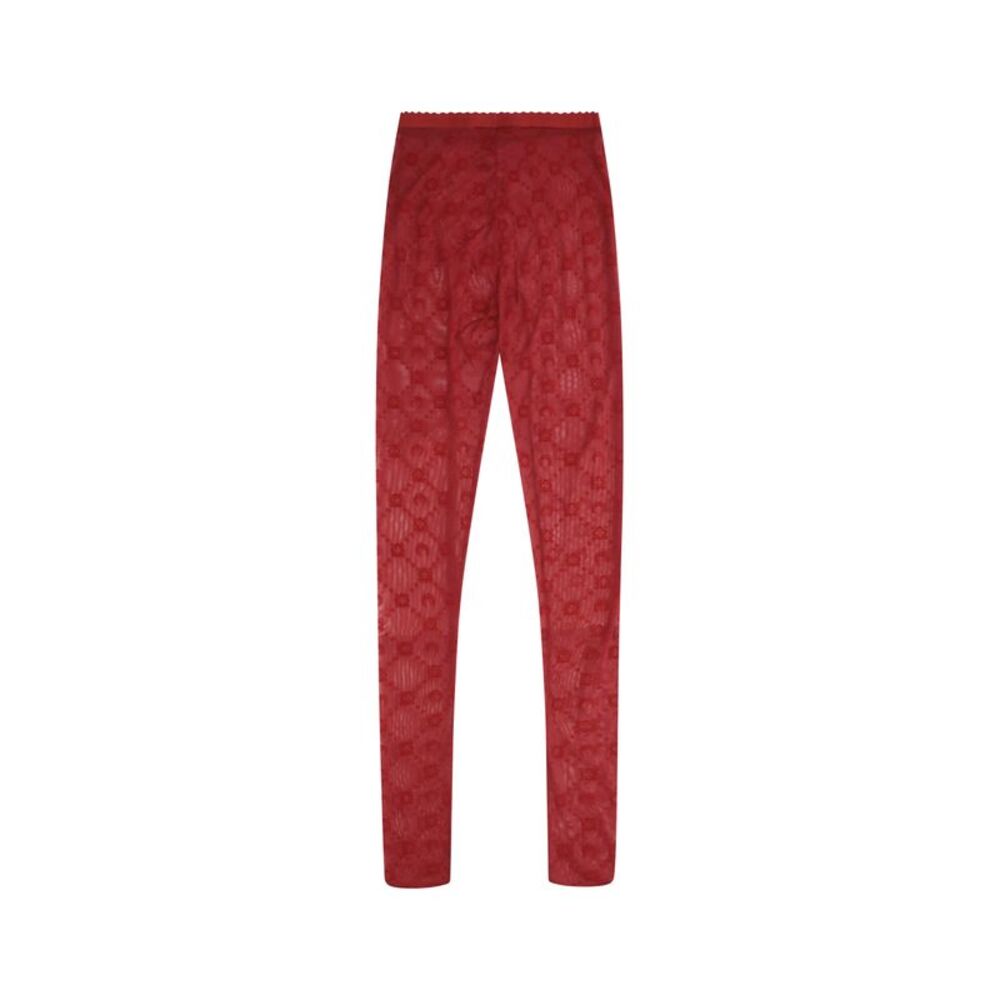 Marine Serre Women Recycled Mesh Flocked Tights - Picture 2 of 3